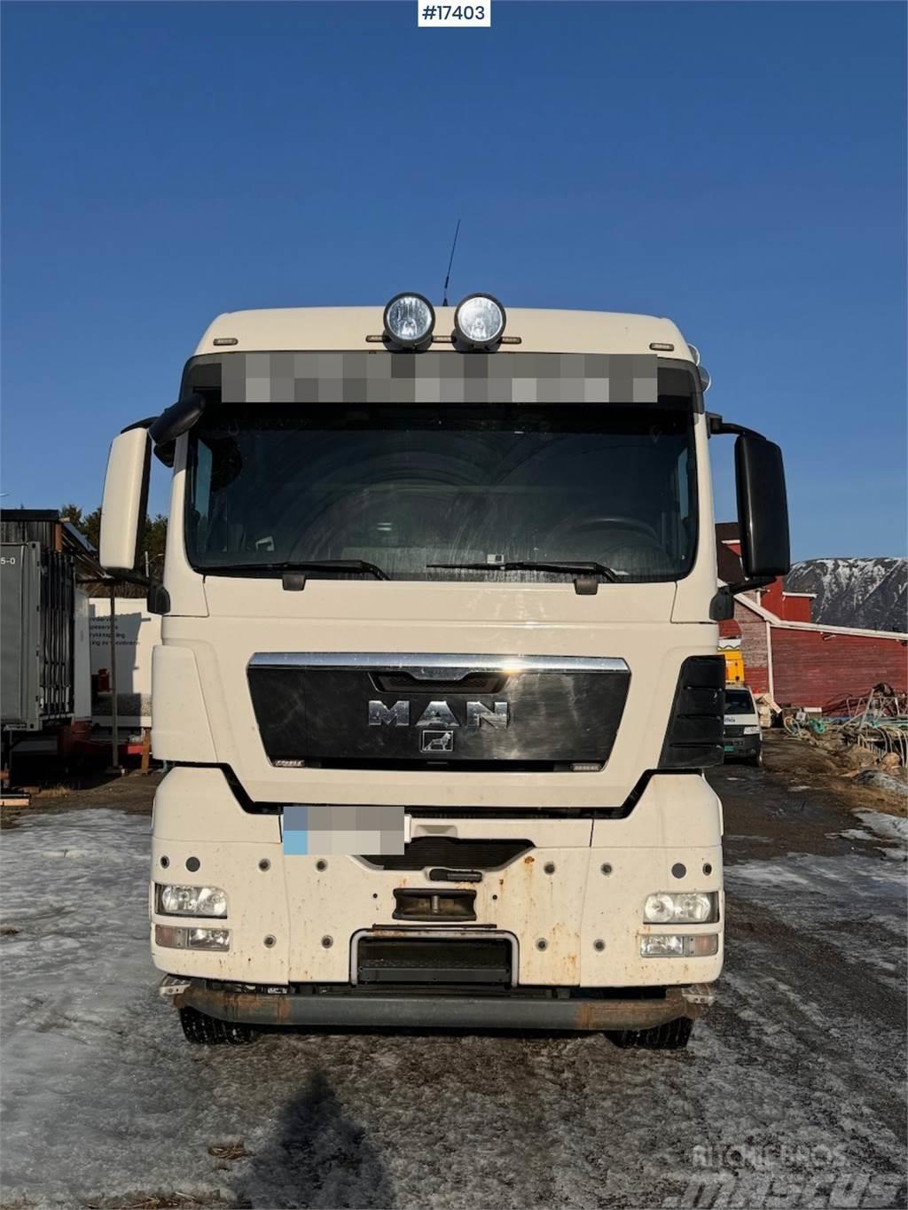 MAN TGX 35.480 8x4 flatbed truck w/ driving bridges Kamioni sa otvorenim sandukom