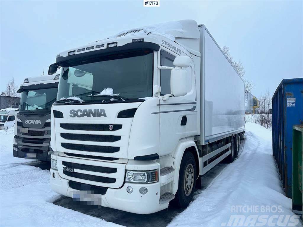Scania G450 6x2 Box truck w/ fridge/freezer unit. Sanduk kamioni