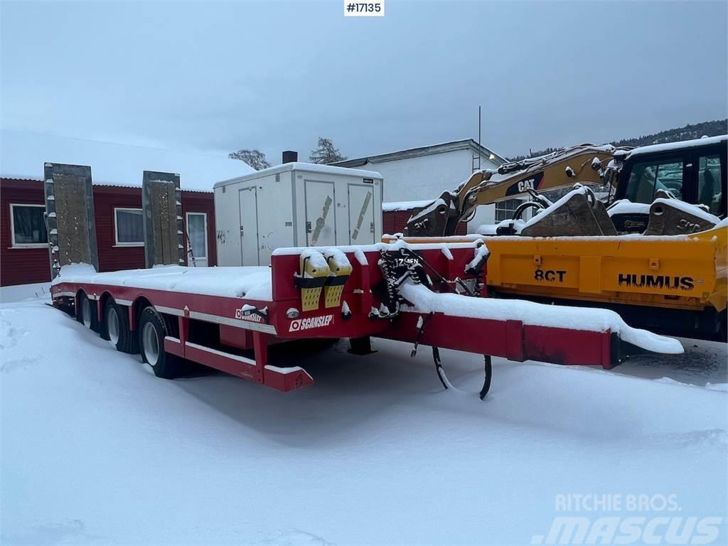  Scanslep machine trailer w/ hydraulic driving brid Ostale prikolice