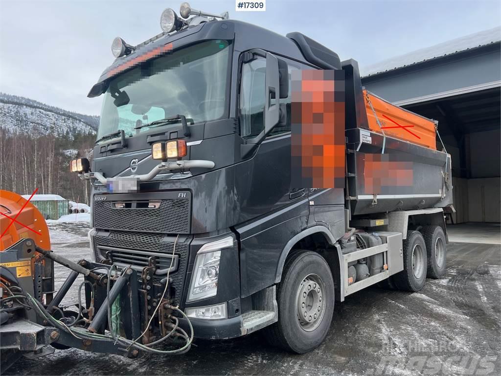 Volvo Fh 540 6x4 plow rigged tipper truck WATCH VIDEO Kiper kamioni