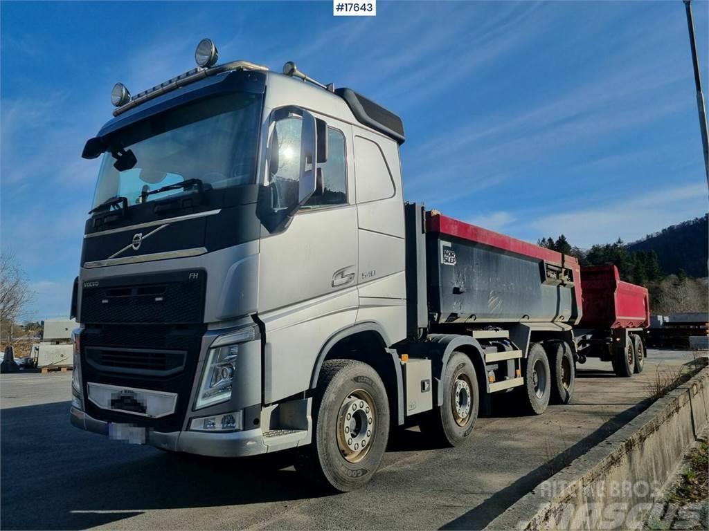 Volvo FH 540 8x4 with low mileage for sale with tipper. Kiper kamioni