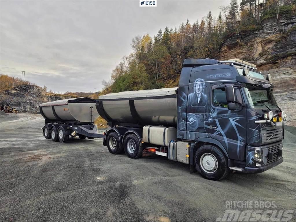 Volvo FH16 660 6x4 snow rigged asphalt truck w/ 2007 M&V Kiper kamioni