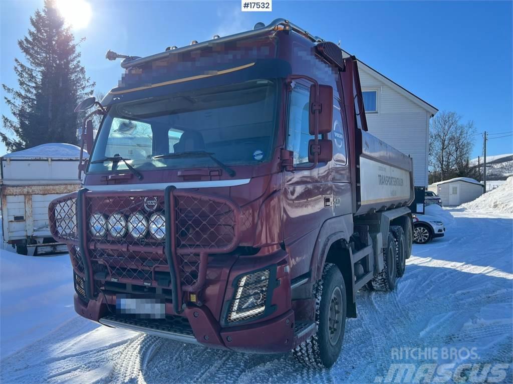 Volvo FMX 540 8x4 tipper EURO 6 w/ Elbo trailer Kiper kamioni