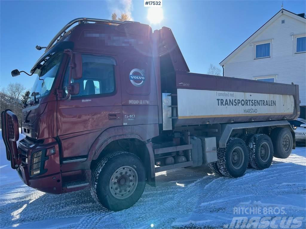 Volvo FMX 540 8x4 tipper EURO 6 w/ Elbo trailer Kiper kamioni