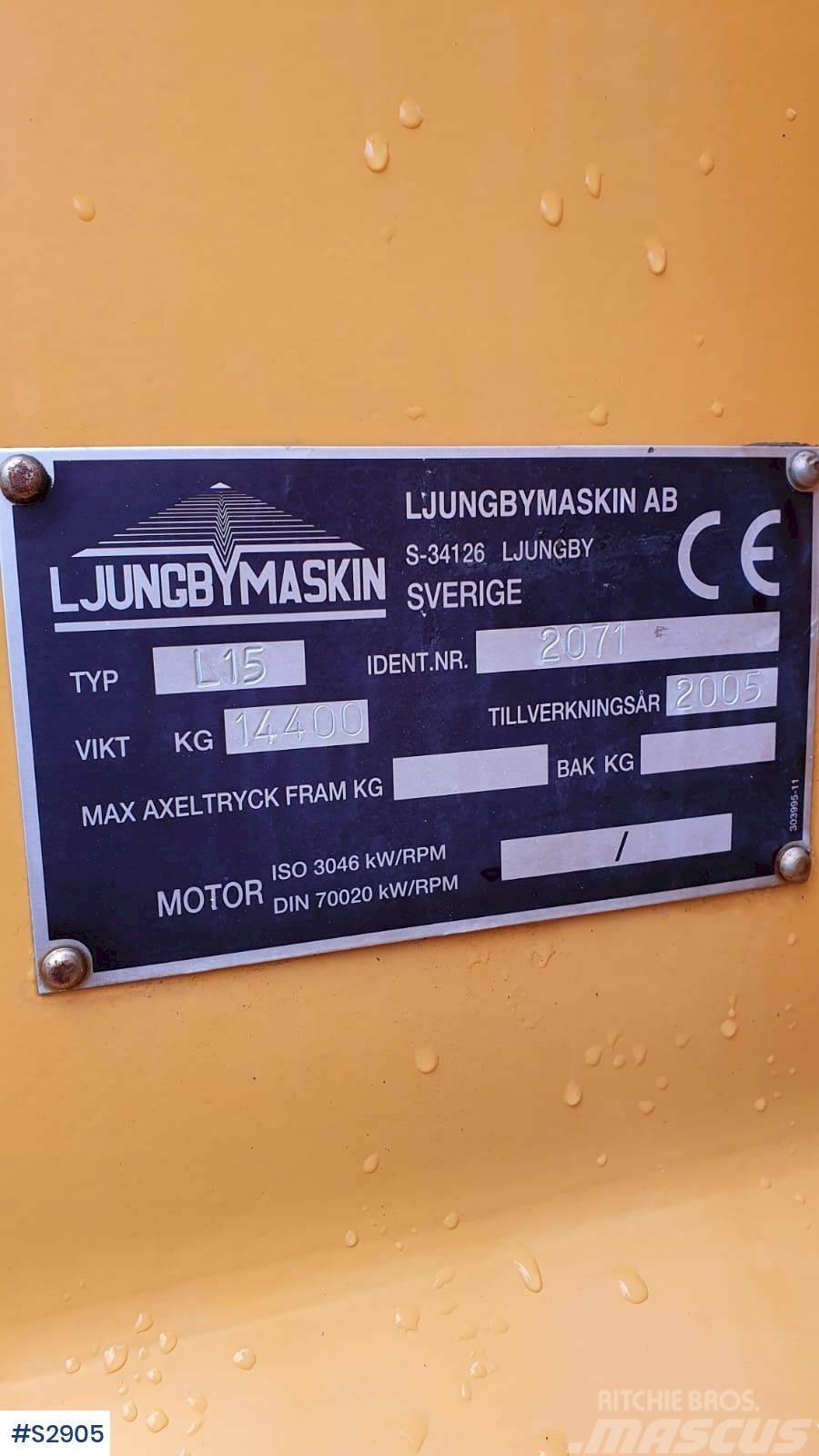 Ljungby L15 WHEEL LOADER WITHOUT BUCKET Utovarivači na kotačima