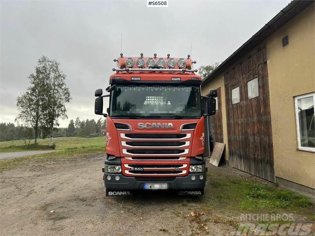 Scania R560 Timber Truck with trailer and crane Kamioni za drva