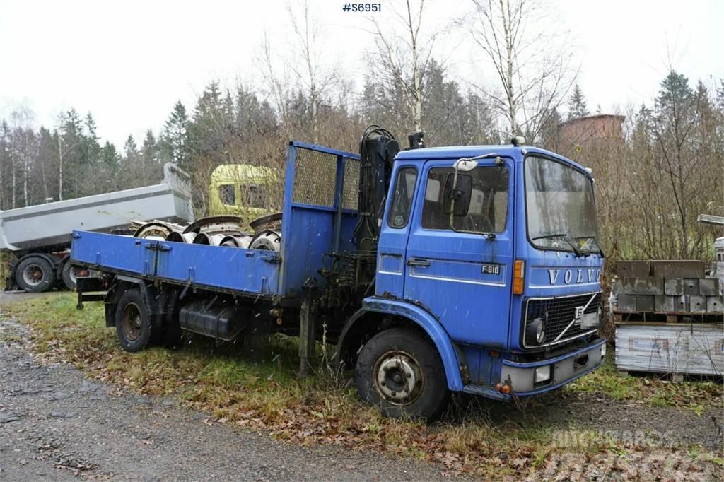 Volvo F610 4x2 Old truck with crane REP.OBJECT Kamioni sa kranom