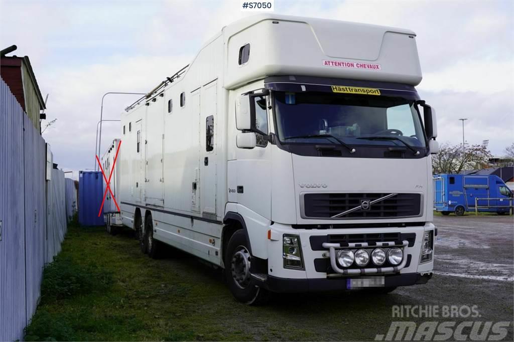 Volvo FH 400 6*2 Horse transport with room for 9 horses Kamioni za transport stoke
