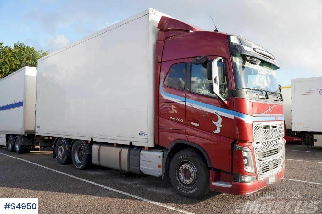 Volvo FH16 750 Box truck, SEE VIDEO Sanduk kamioni
