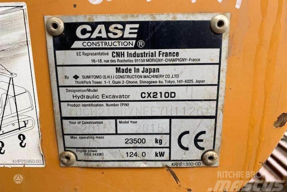 CASE CX210 D garantija 300val Bageri gusjeničari