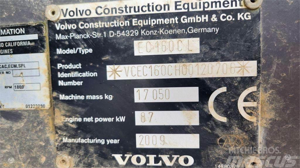 Volvo EC 160 CL + ROTOTILT + 3 BUCKE Bageri gusjeničari