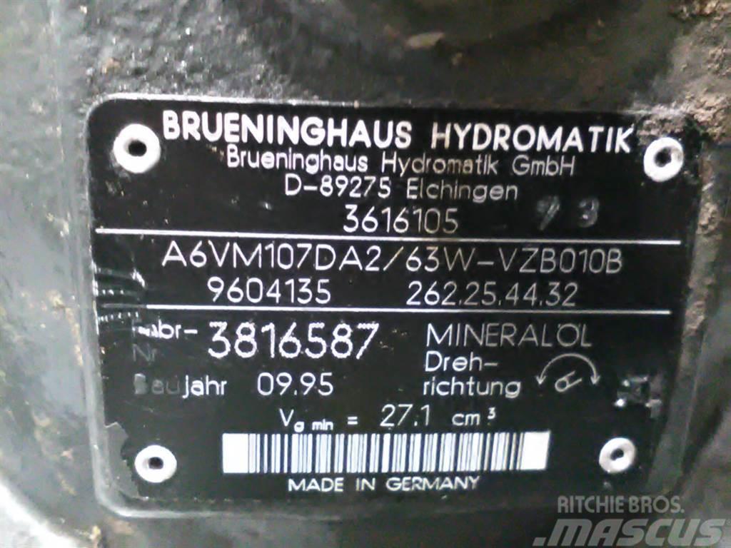 Brueninghaus Hydromatik A6VM107DA2/63W - Kramer 320 -Drive motor/Fahrmotor Hidraulika