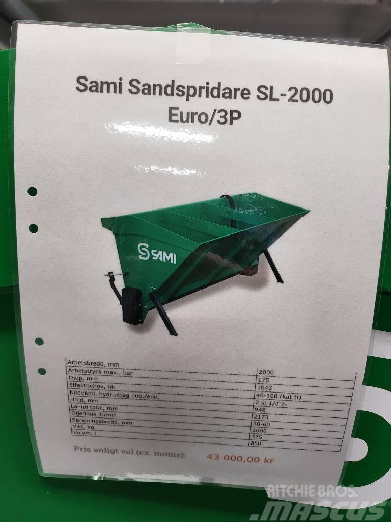Sami Sandspridare SL 2000 euro / 3p  sms trima DEMO Posipači soli i pijeska