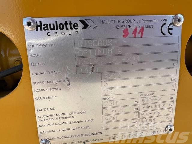 Haulotte Optimum  8 Škaraste platforme