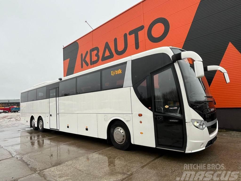 Scania K 340 6x2*4 55 SEATS / AC / AUXILIARY HEATER / WC Međugradski autobusi
