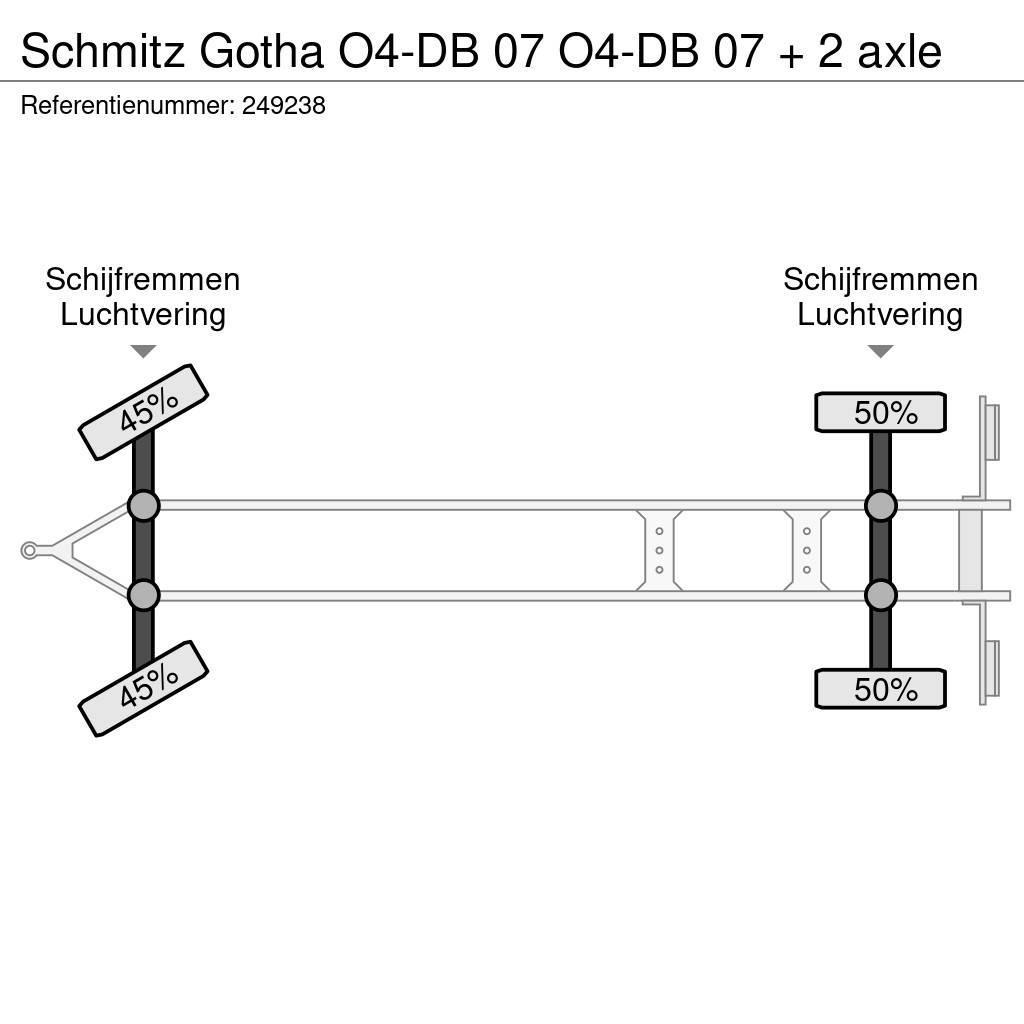 Schmitz Cargobull Gotha O4-DB 07 O4-DB 07 + 2 axle Prikolice sa ceradom