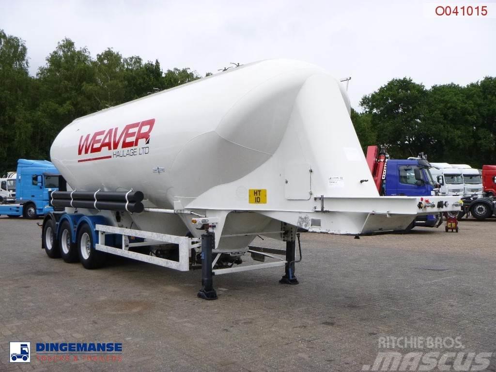 Spitzer Powder tank alu 43 m3 / 1 comp Tanker poluprikolice