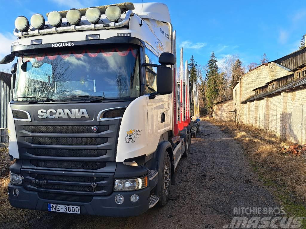Scania R 580 Kamioni za drva