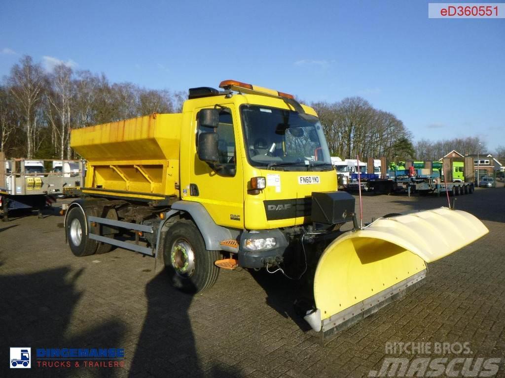 DAF LF 55.220 4x2 RHD gritter / snow plough Kombiji / vakuumski kamioni