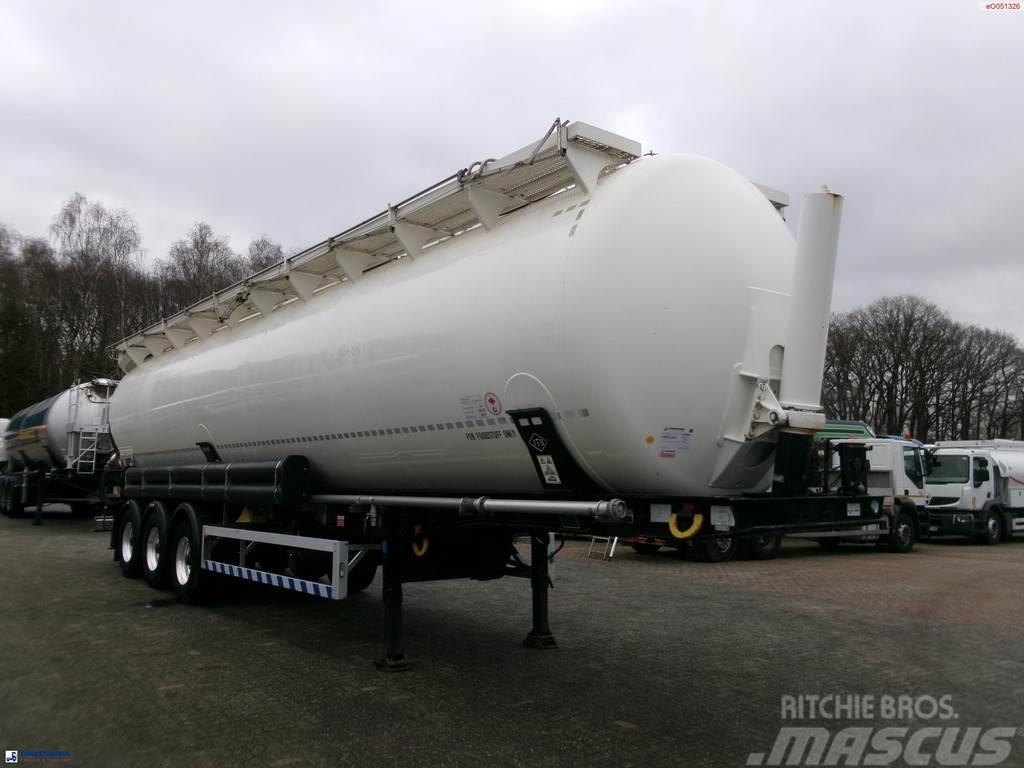 Feldbinder Powder tank alu 63 m3 (tipping) Tanker poluprikolice