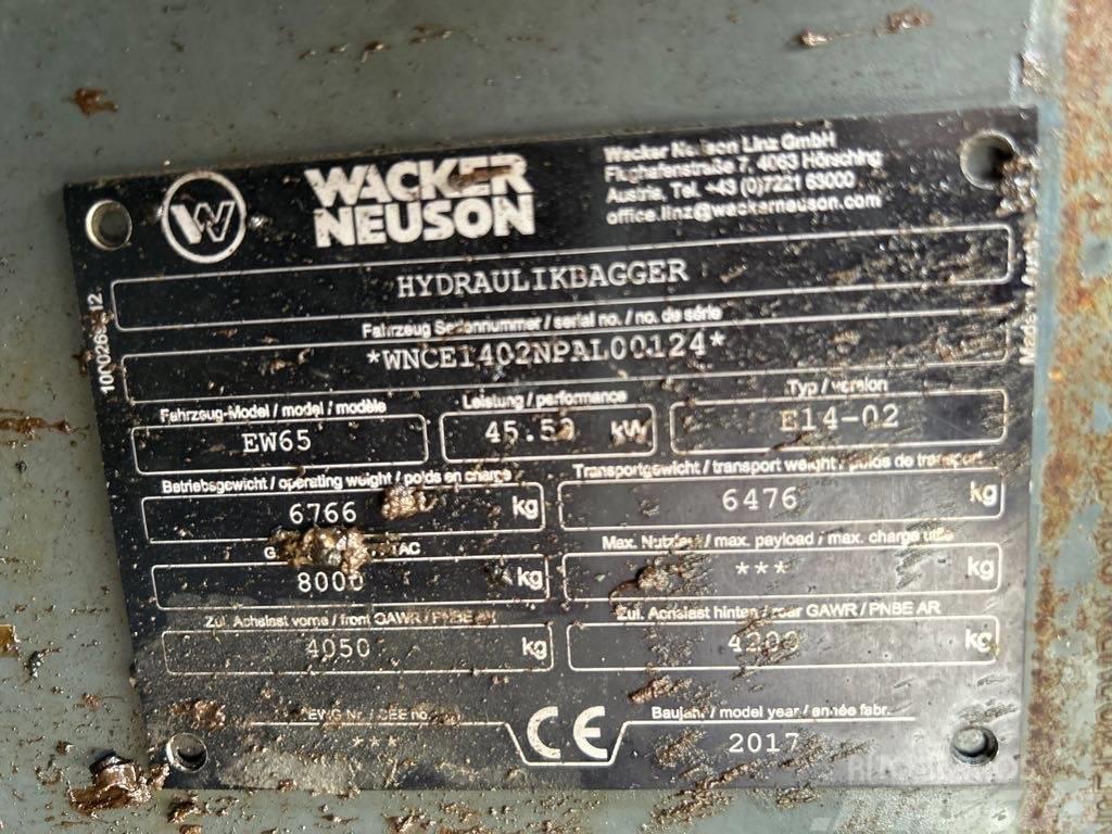Wacker Neuson EW65 Bageri na kotačima
