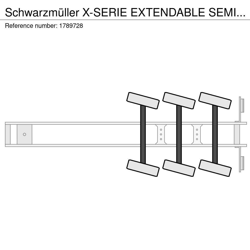 Schwarzmüller X-SERIE EXTENDABLE SEMI LOWLOADER/DIEPLADER/TIEFLA Nisko-utovarne poluprikolice