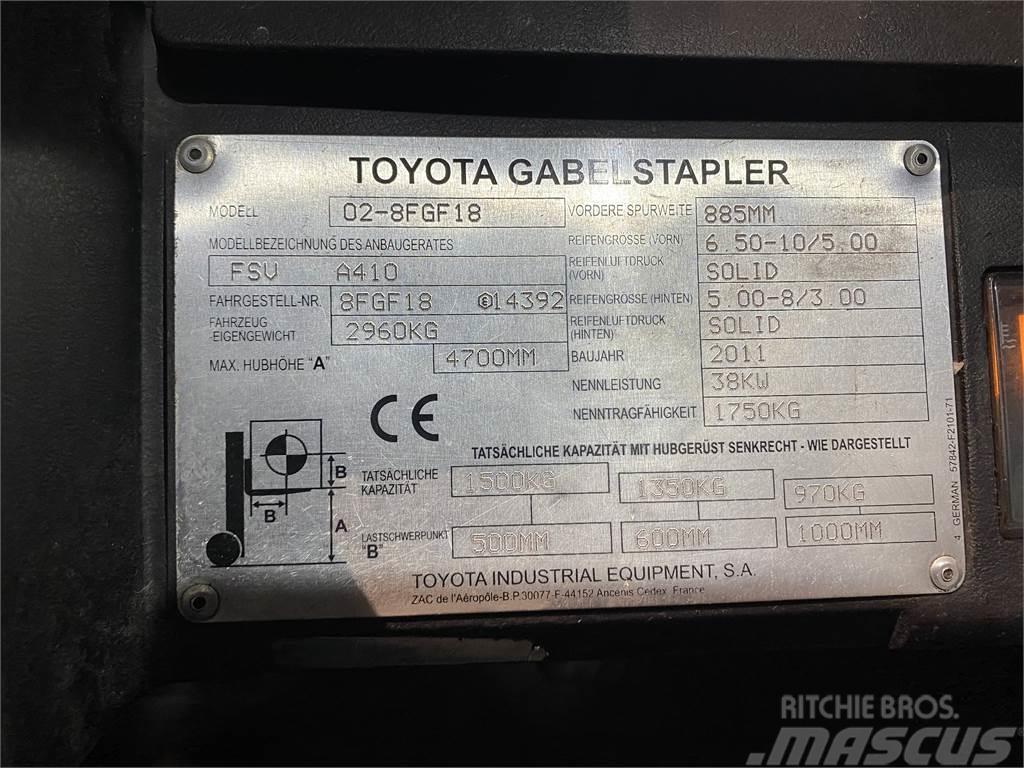 Toyota 02-8FGF18 Plinski viličari