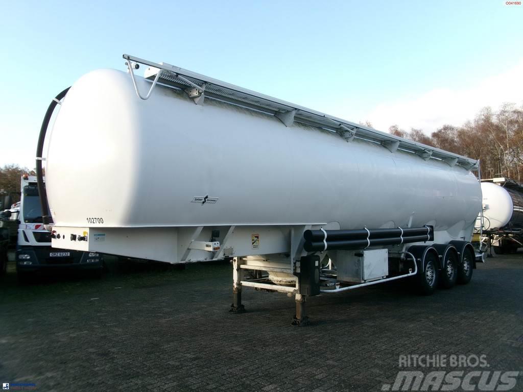 Spitzer Powder tank alu 55 m3 / 5 comp Tanker poluprikolice