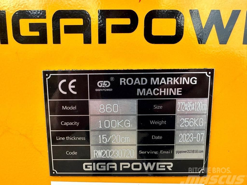  Giga power Road Marking Machine Asfaltne hladne glodalice