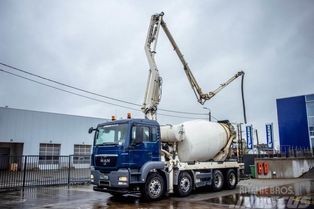MAN TGS 35.400 BB+STETTER8M³+SCHWING21M Kamionske beton pumpe