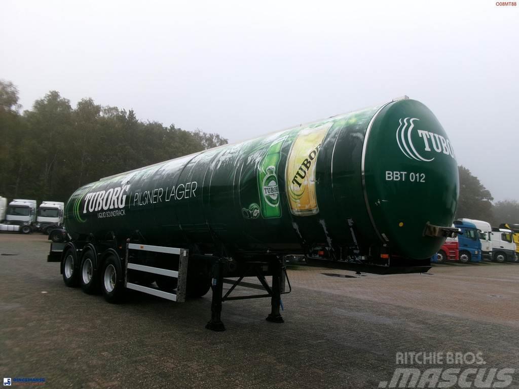  Melton Food (beer) tank inox 29.6 m3 / 1 comp Tanker poluprikolice