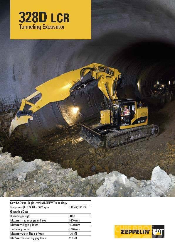 CAT 325 C CR tunnel excavator Bageri gusjeničari