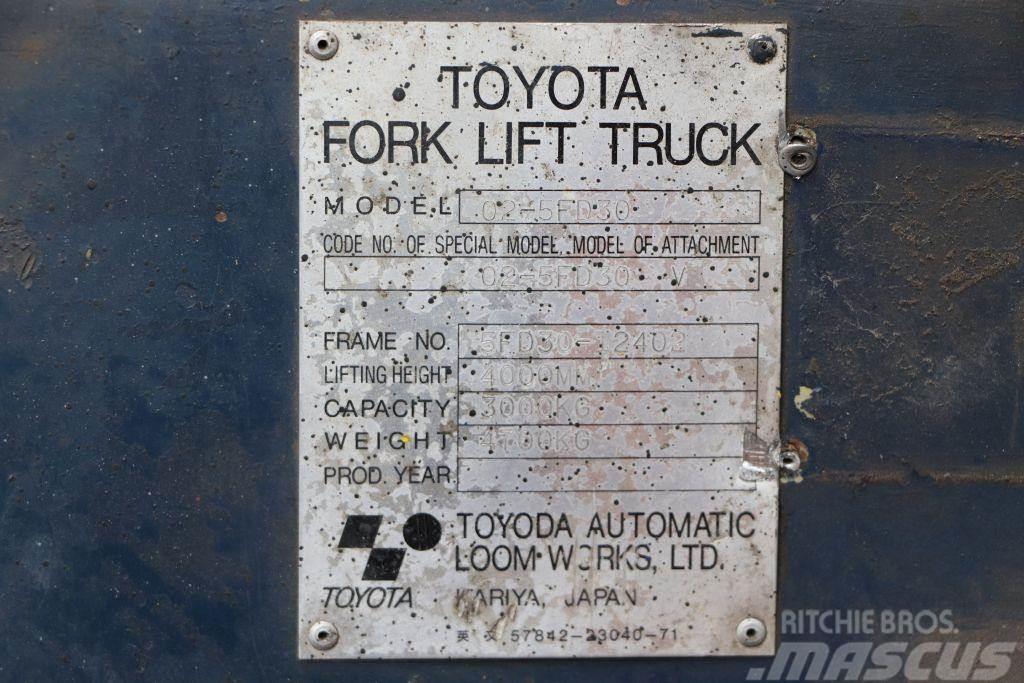 Toyota 02-5FD30 Dizelski viličari