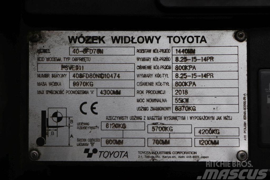 Toyota 40-8FD70N Dizelski viličari