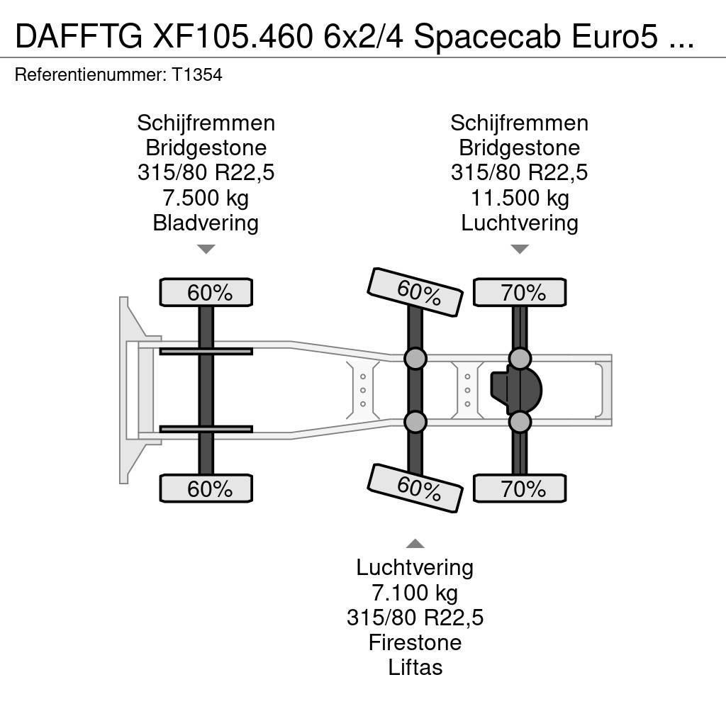 DAF FTG XF105.460 6x2/4 Spacecab Euro5 ATe - Automatic Traktorske jedinice
