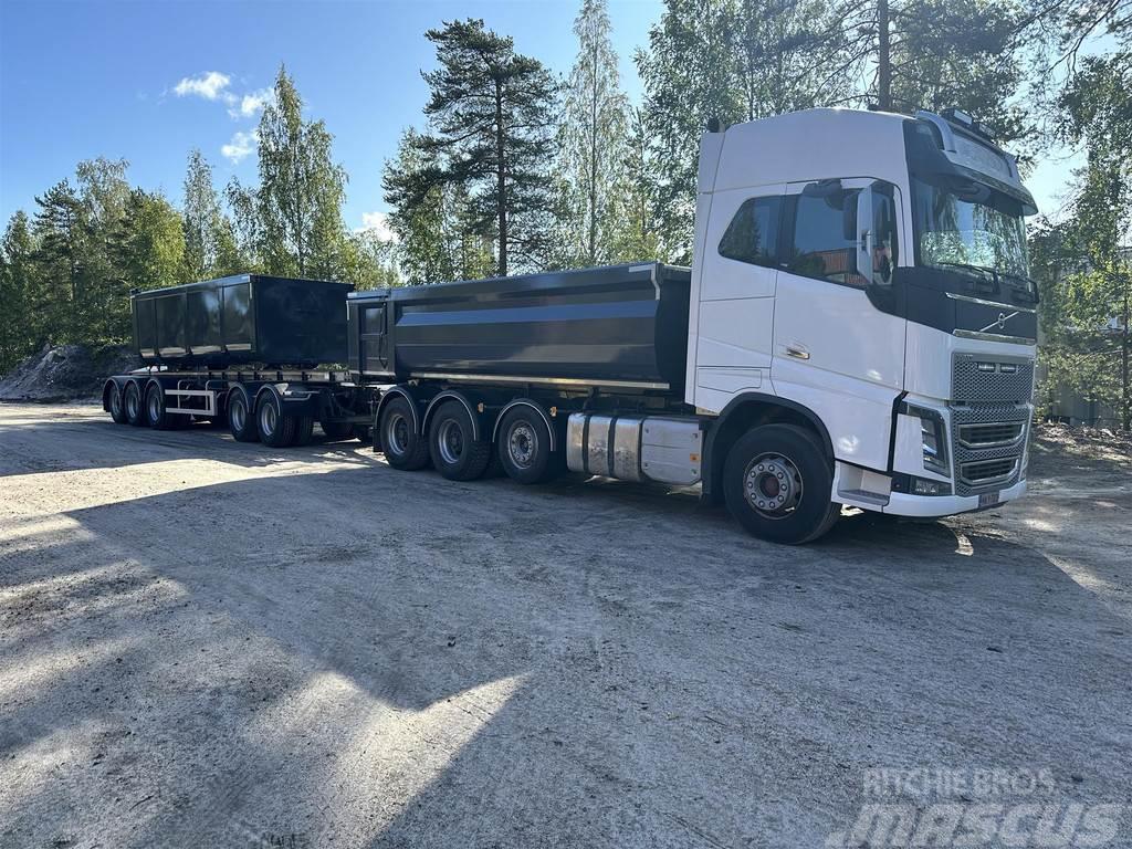 Volvo FH Siisti maansiirtoyhdistelmä Kiper kamioni