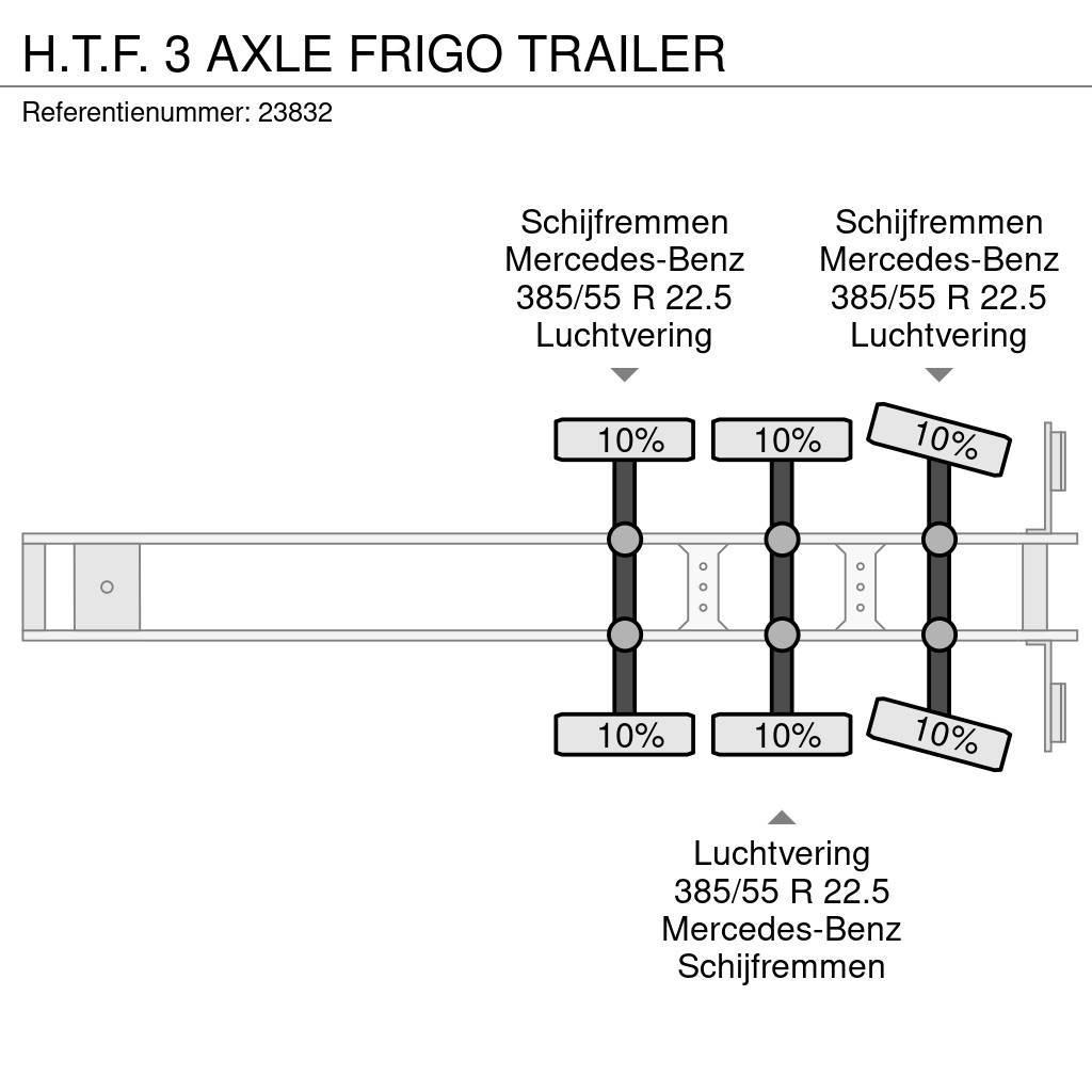  H.T.F. 3 AXLE FRIGO TRAILER Poluprikolice hladnjače
