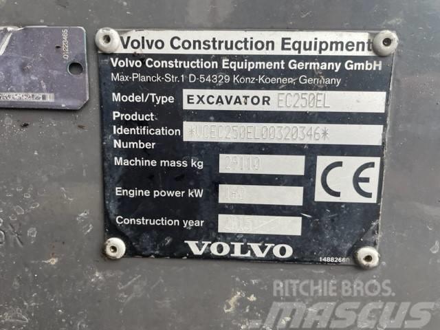 Volvo EC 250 EL Bageri gusjeničari