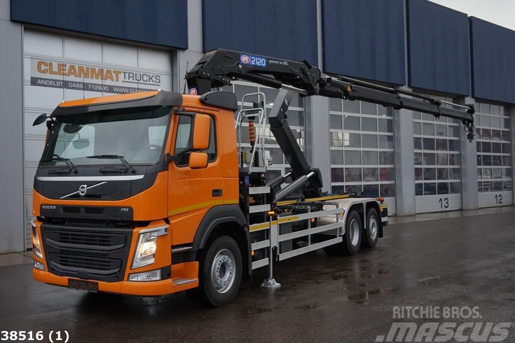 Volvo FM 410 HMF 21 ton/meter laadkraan Rol kiper kamioni s kukama za dizanje