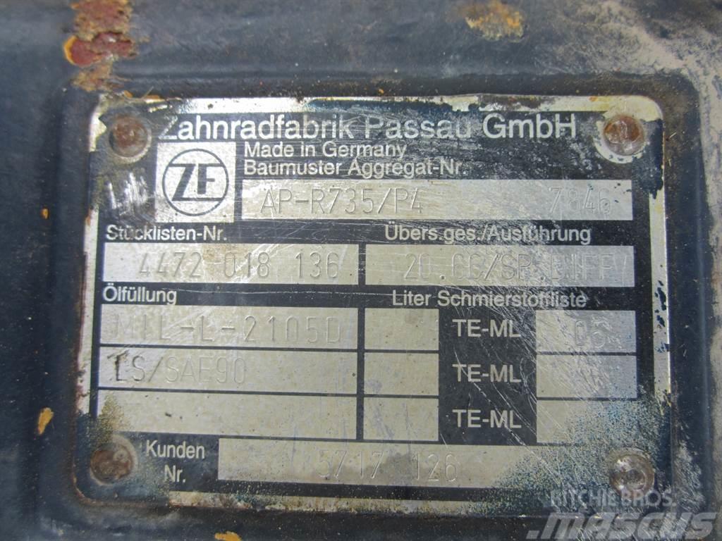 ZF AP-R735/P4 - Liebherr 509 - Axle Osi