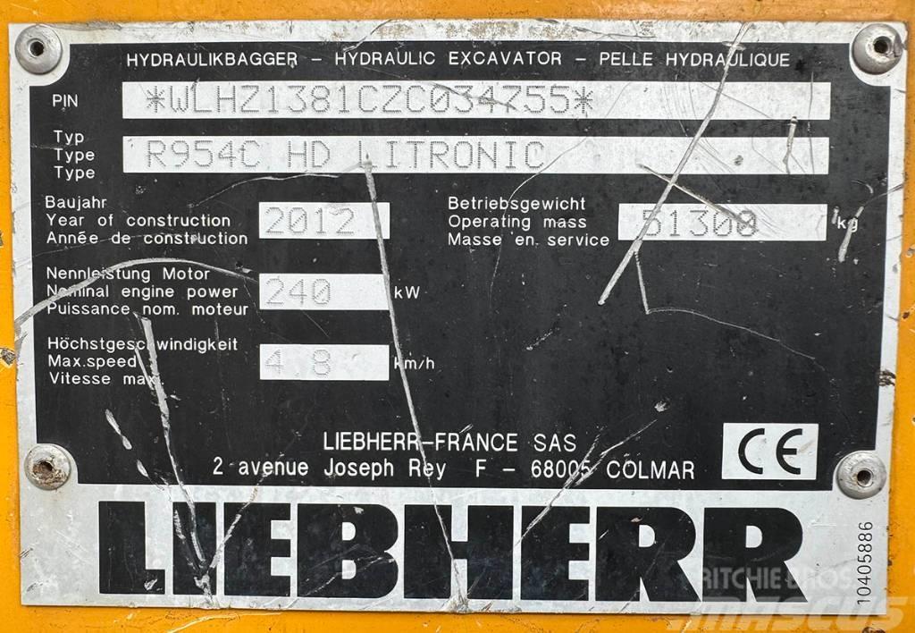 Liebherr R 954 C HD Bageri gusjeničari