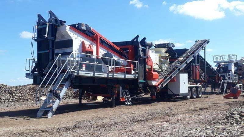 Constmach 150 TPH Mobile Jaw Crushing Plant Mobilne drobilice