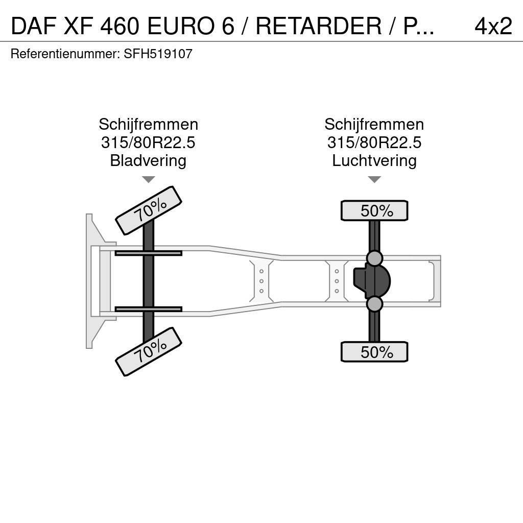 DAF XF 460 EURO 6 / RETARDER / PTO / AIRCO Traktorske jedinice