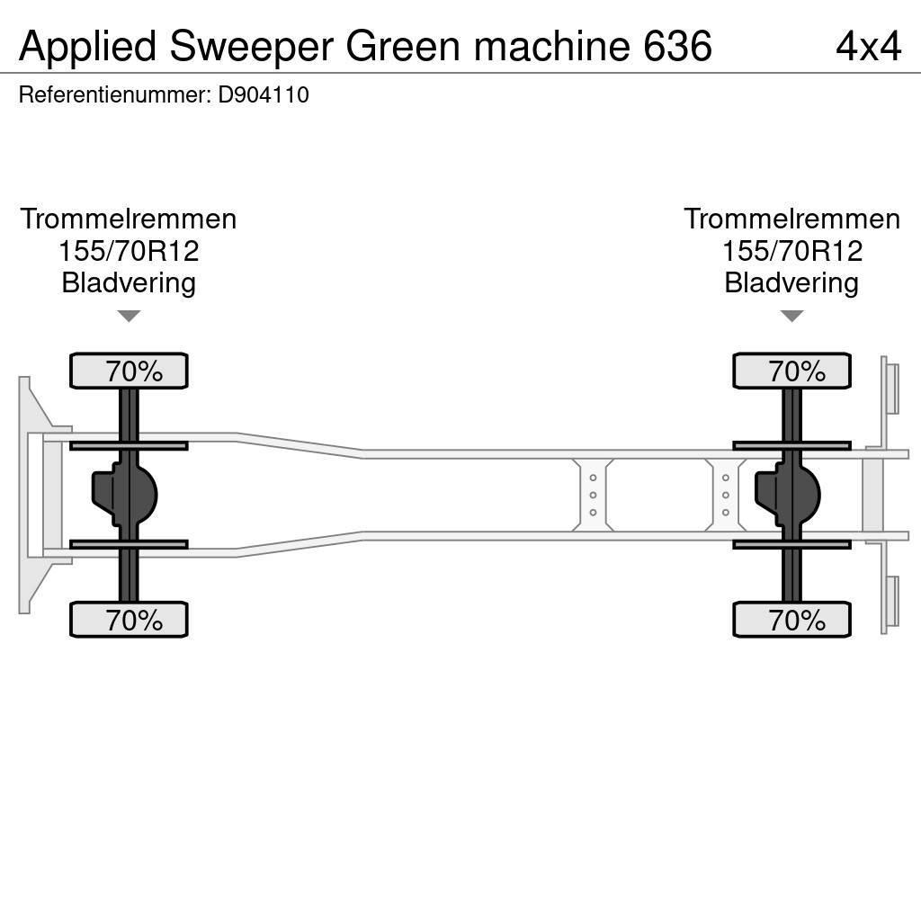 Applied sweeper Green machine 636 Kombiji / vakuumski kamioni