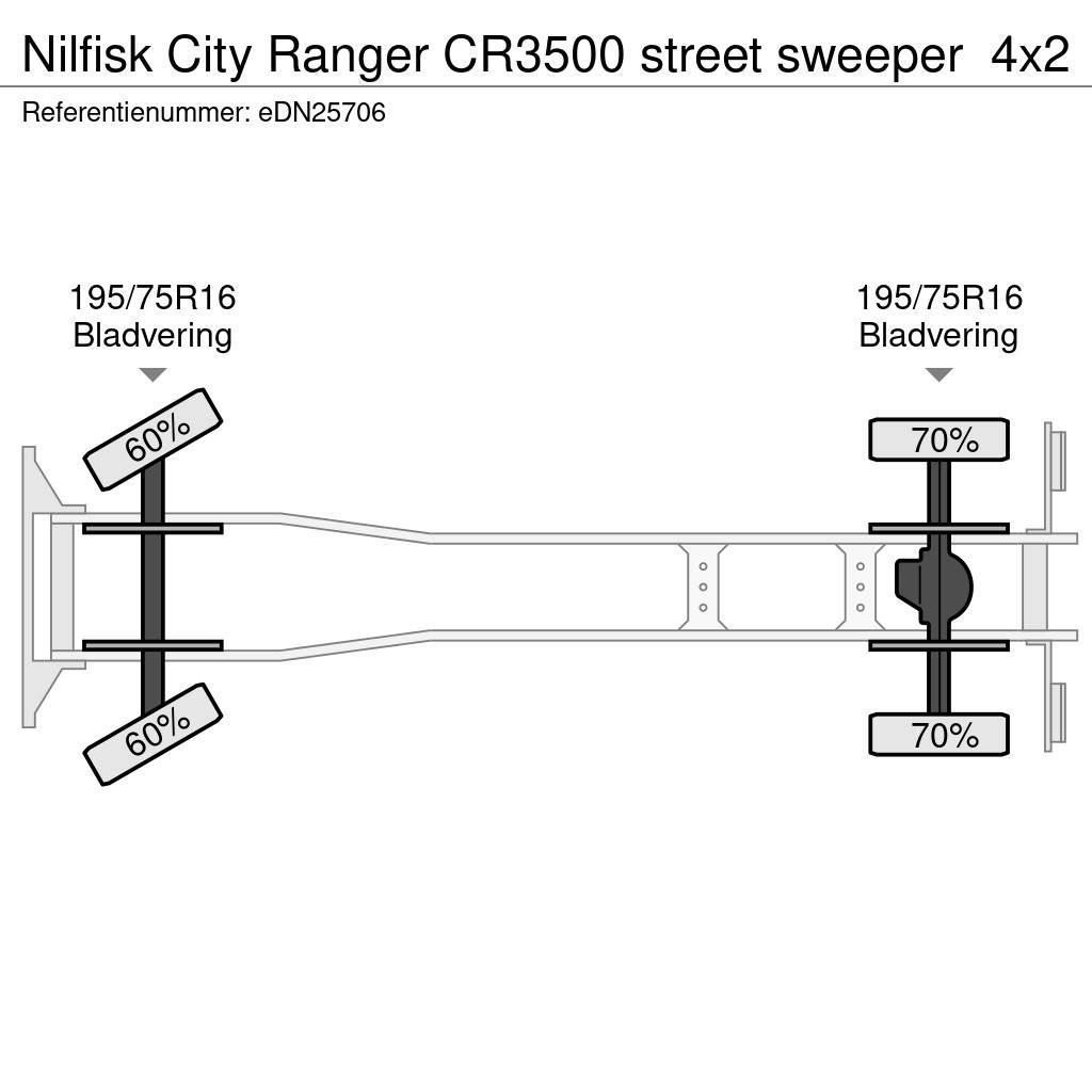 Nilfisk City Ranger CR3500 street sweeper Kombiji / vakuumski kamioni