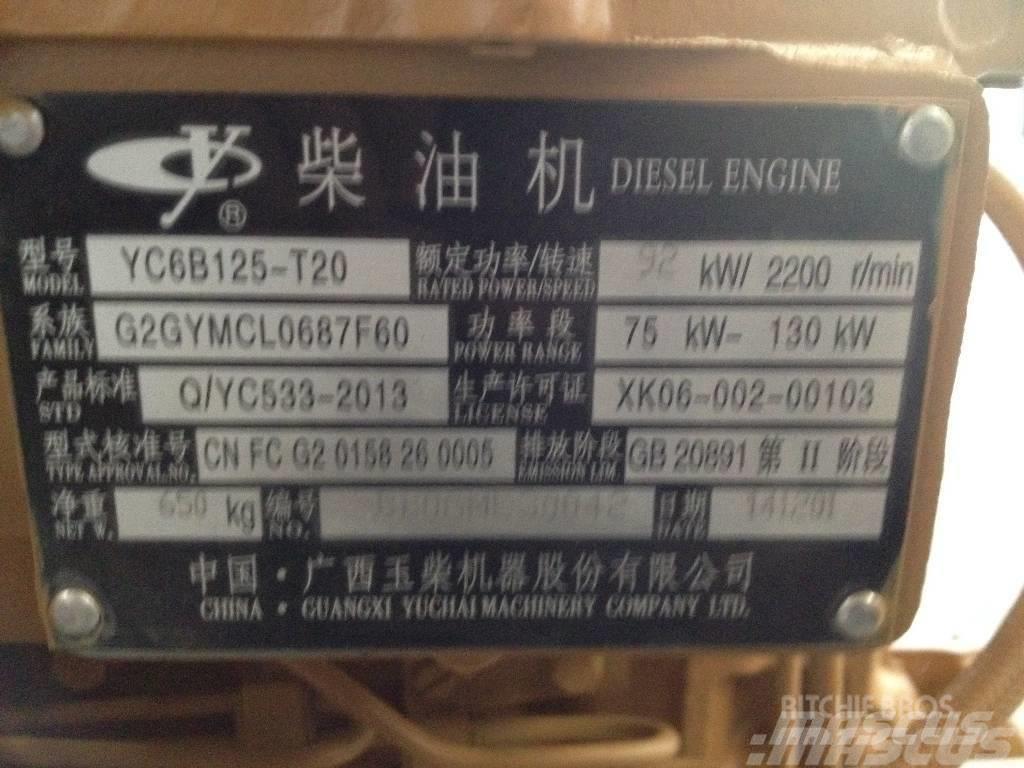 Yuchai YC6B125-T20 Motori