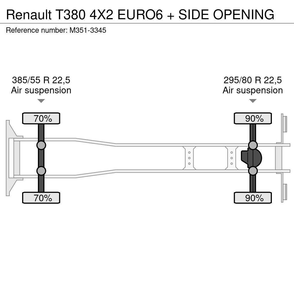 Renault T380 4X2 EURO6 + SIDE OPENING Sanduk kamioni