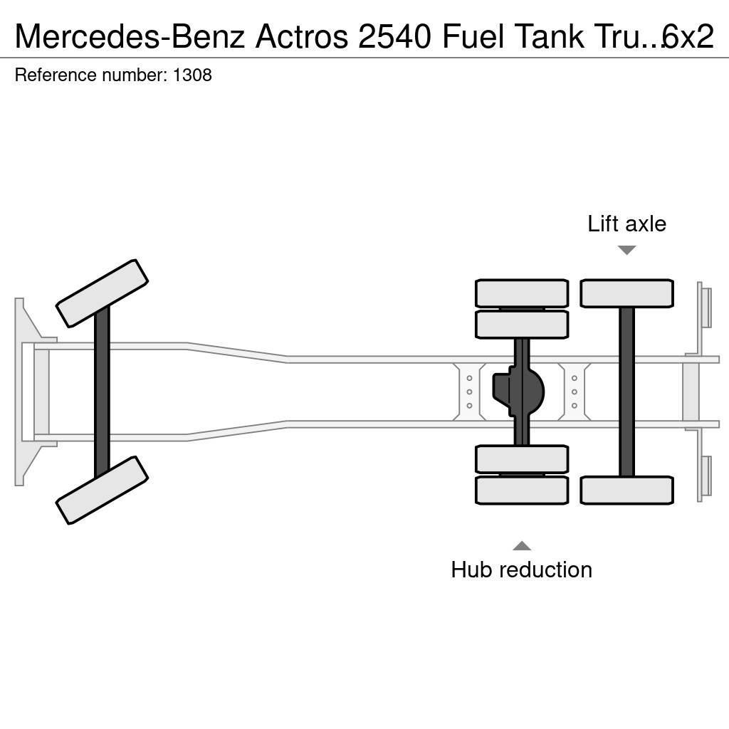 Mercedes-Benz Actros 2540 Fuel Tank Truck 20.700 Liters 6x2 V6 E Kamioni cisterne