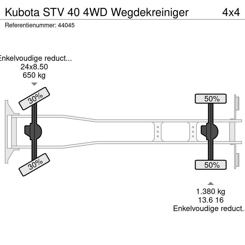 Kubota STV 40 4WD Wegdekreiniger Kamioni za čišćenje ulica