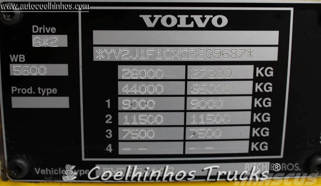Volvo FM 410 + PK 18002 EH-B Kamioni s ravnim pločom / vitlom